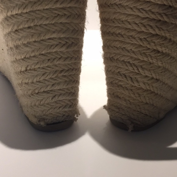 Black strapped wedge heels - Picture 5 of 6